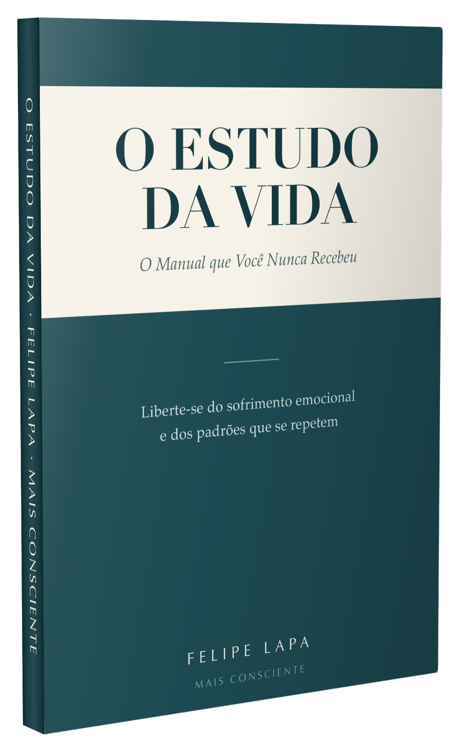 O livro O Estudo da Vida, de Felipe Lapa, em volume